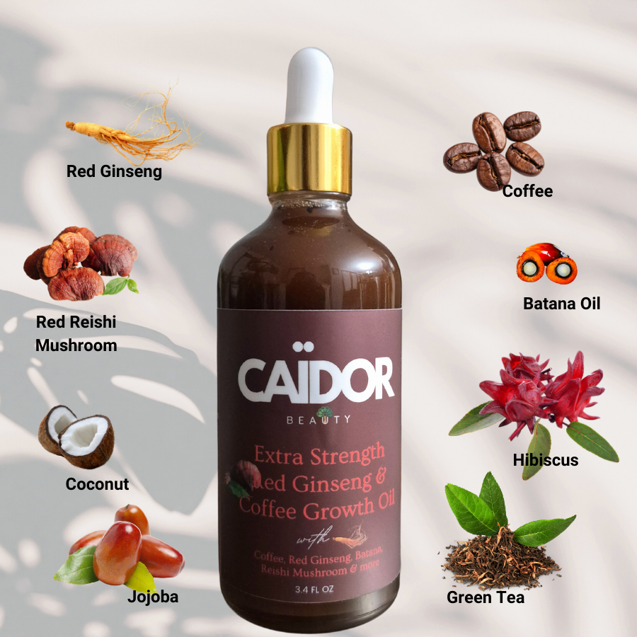 EXTRA Strength Red Ginseng & Coffee Growth Oil
