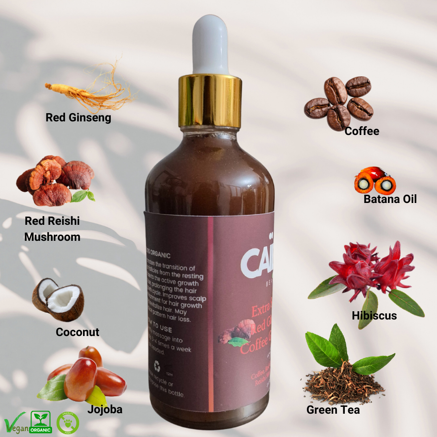 EXTRA Strength Red Ginseng & Coffee Growth Oil